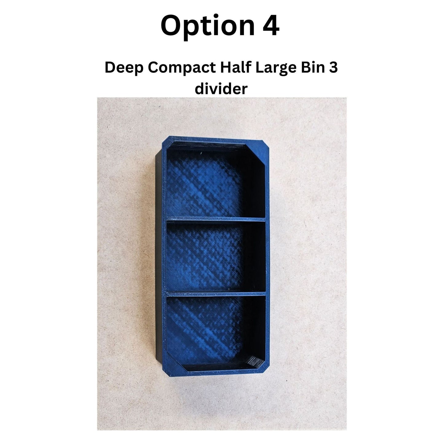 Large Half Bins For the Deep Compact Milwaukee Packout Bins Option 4