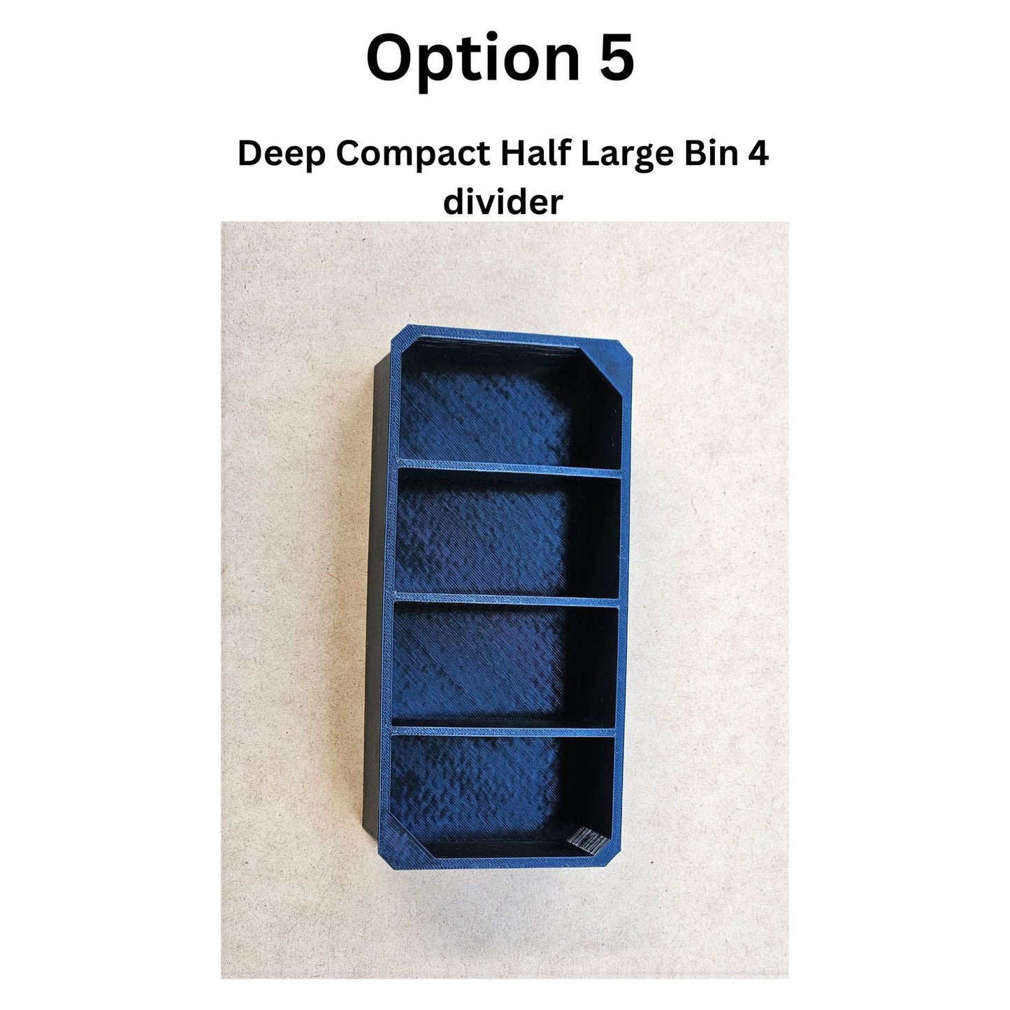 Large Half Bins For the Deep Compact Milwaukee Packout Bins Option 5