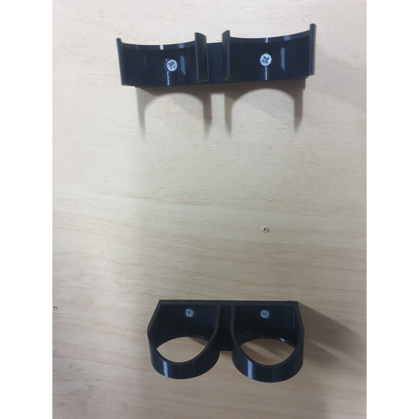 Silicone - Caulk - Cartidge tube storage - tool trailer and workshop organisation Front View 2x Holder