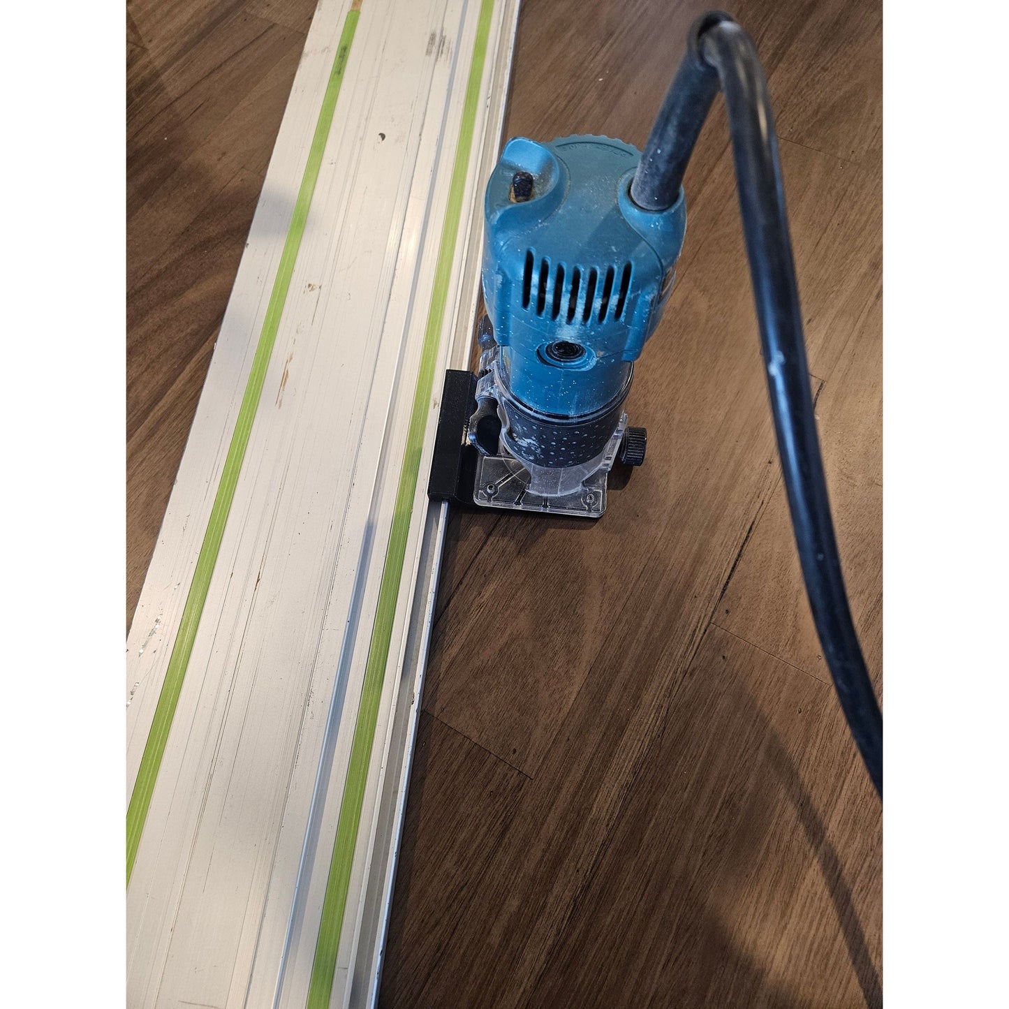 Makita Trimmer Base To Make Compatible With Makita Track Top View Festool