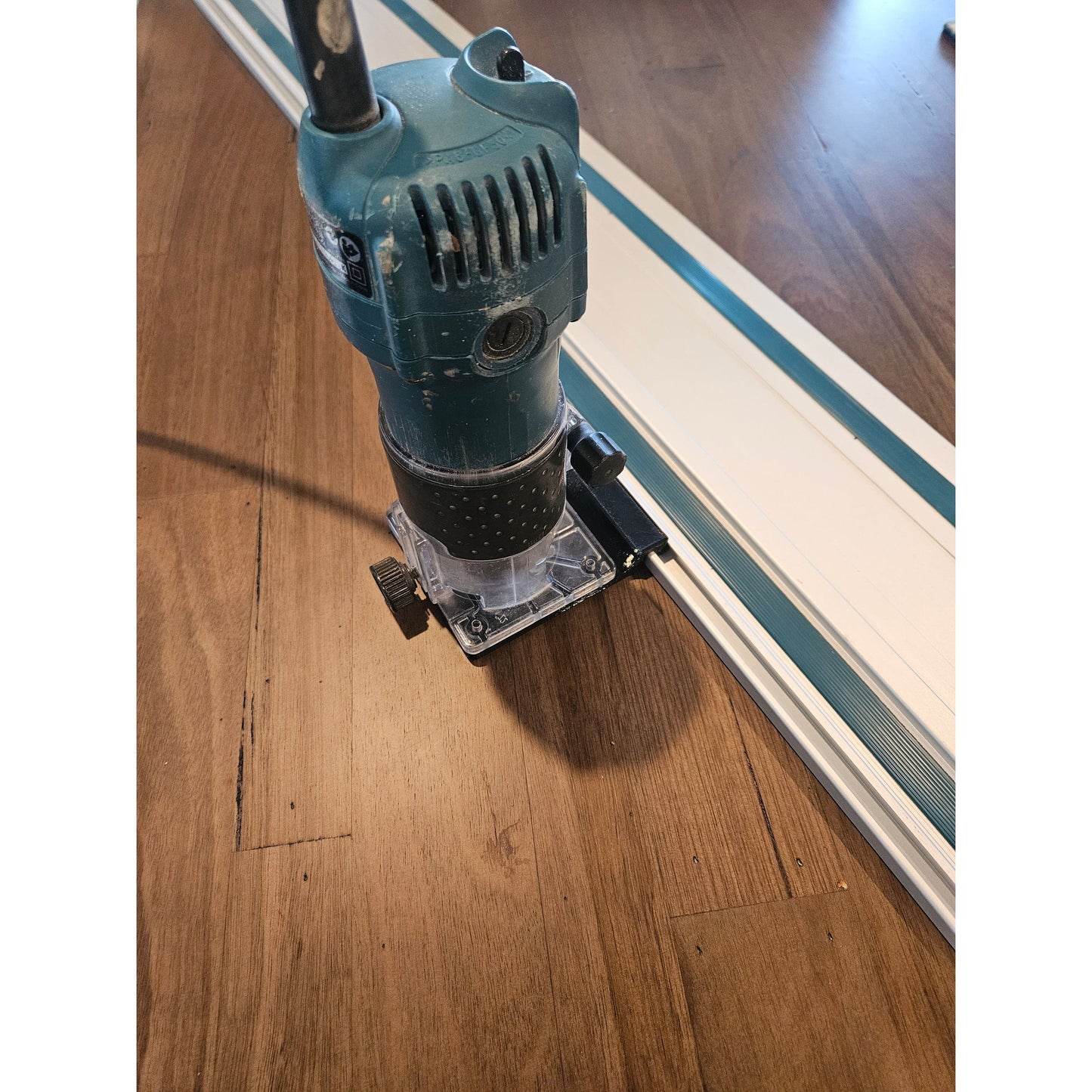Makita Trimmer Base To Make Compatible With Makita Track Top View Makita