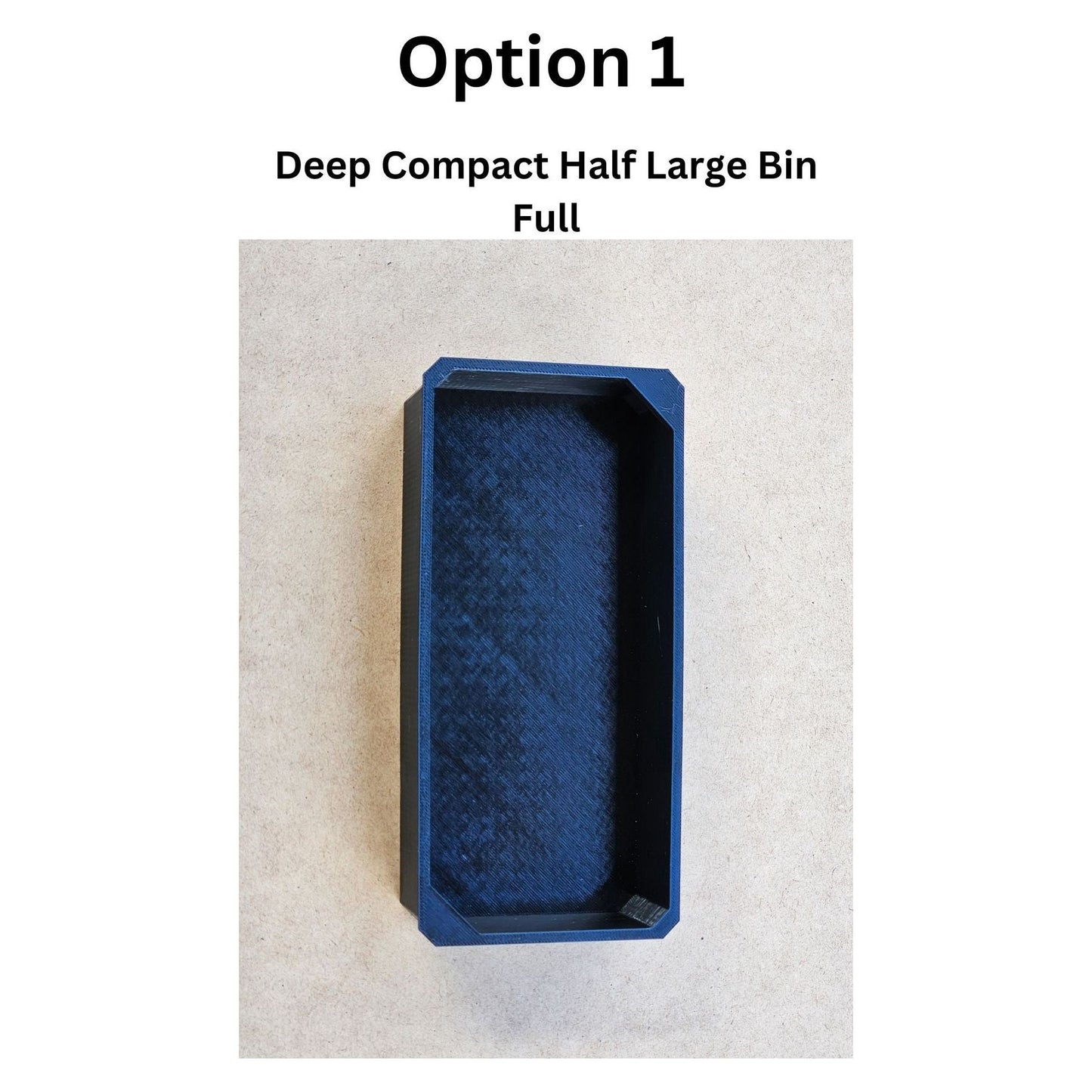 Large Half Bins For the Deep Compact Milwaukee Packout Bins option 1