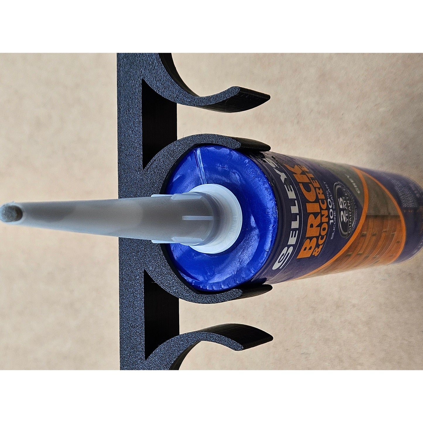 Silicone - Caulk - Cartidge tube storage - tool trailer and workshop organisation Top View