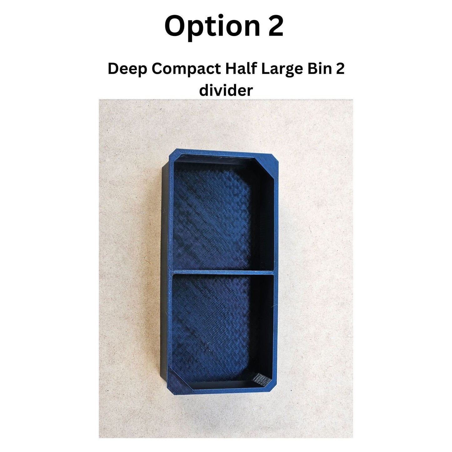 Large Half Bins For the Deep Compact Milwaukee Packout Bins Option 2