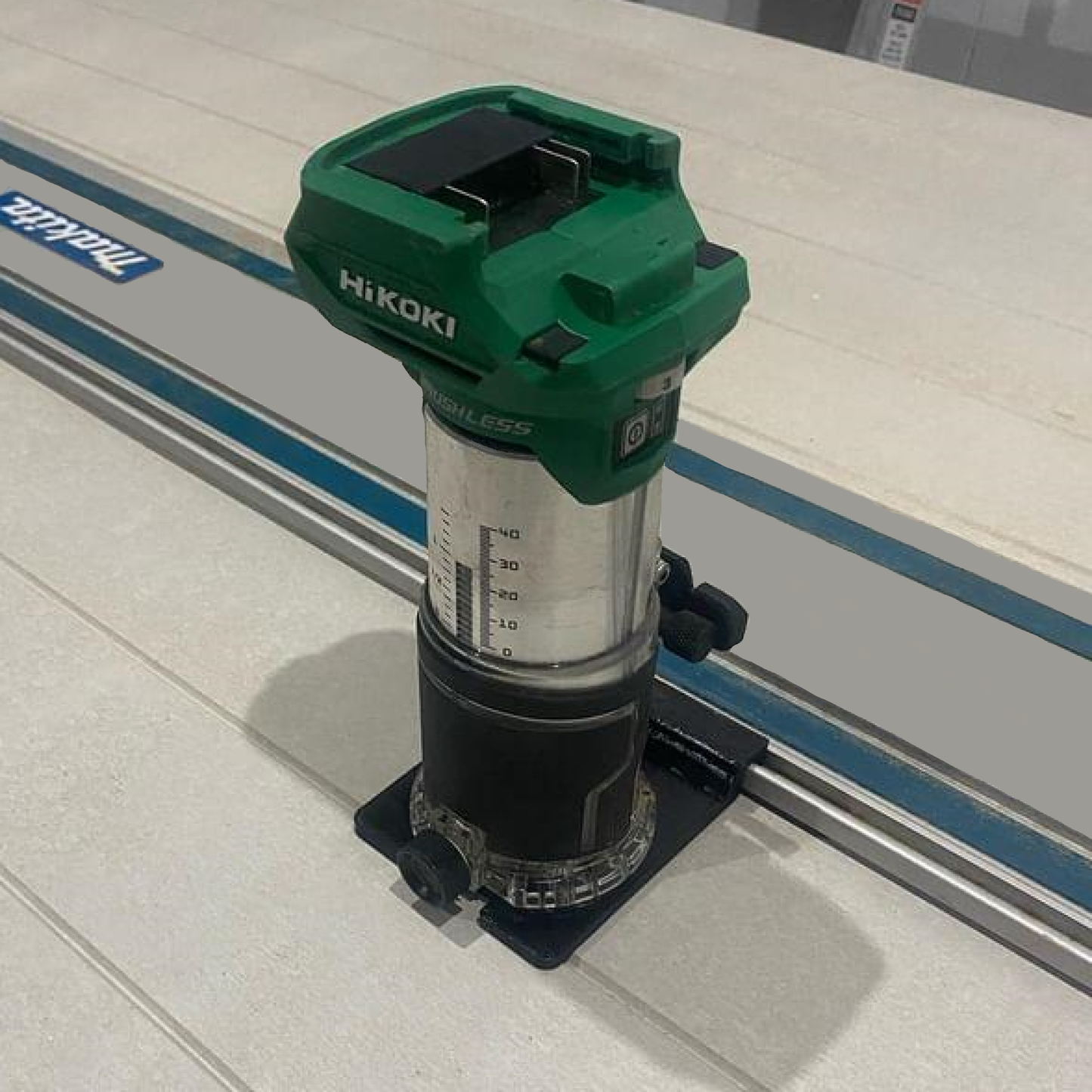 Hikoki Router Base to Makita/Festool/Milwaukee track - Please choose which track