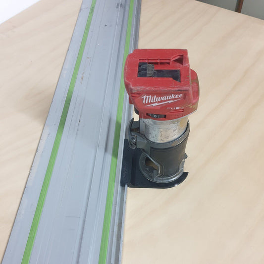 Milwaukee Trimmer Base To Make Compatible With Festool Track